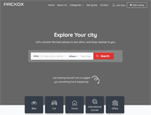 Tablet Screenshot of packox.com